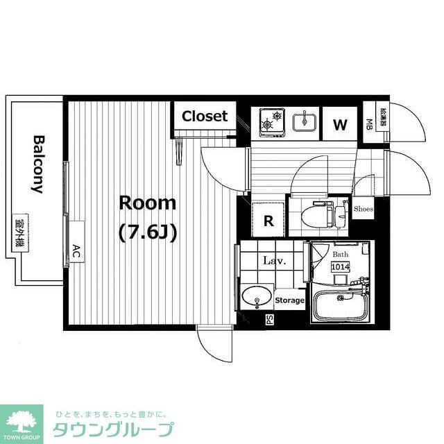 セルベコート野方の物件間取画像
