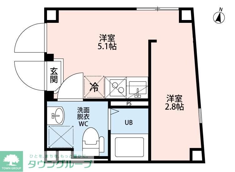 Deuxieme Aiferの物件間取画像