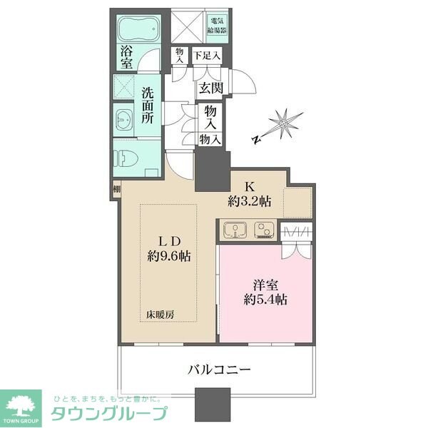 ザ・パークハウス西新宿タワー60の物件間取画像