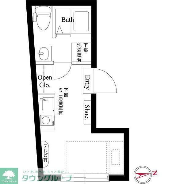 アズ信濃町レジデンスの物件間取画像