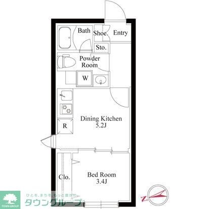 コンポジット野方の物件間取画像