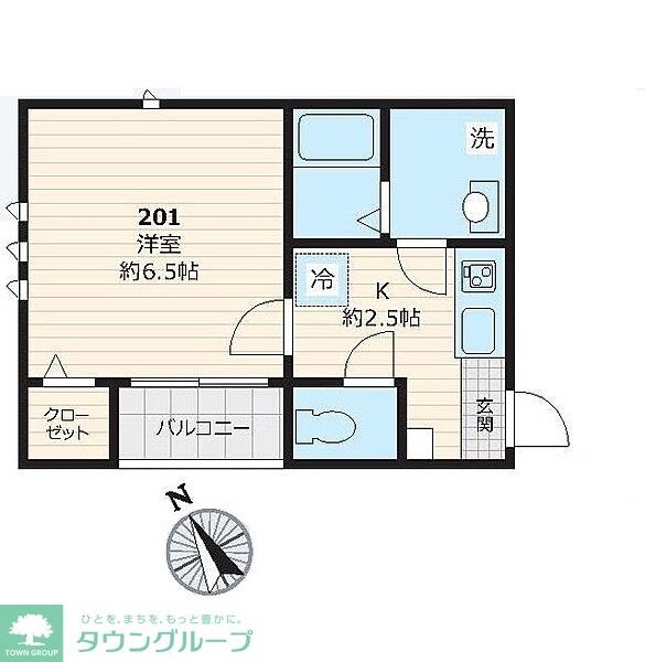 ラシーネ西荻南の物件間取画像