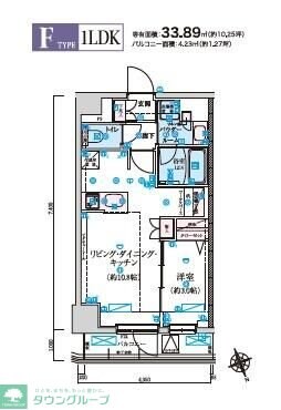 リヴシティ初台の物件間取画像