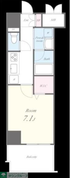 Fortuna Higashinakanoの物件間取画像