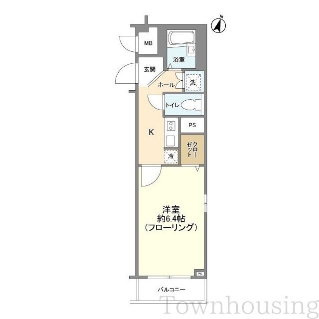 サンテミリオン中野富士見町駅前の物件間取画像
