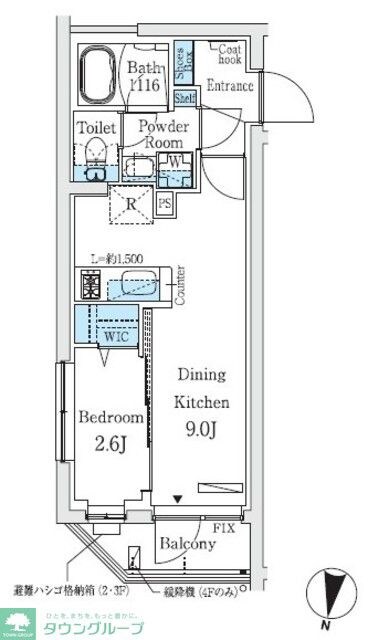プライムブリス中野富士見町IIの物件間取画像