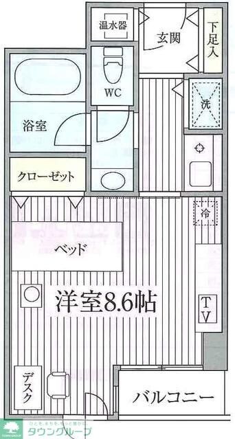 コンフォート荻窪の物件間取画像