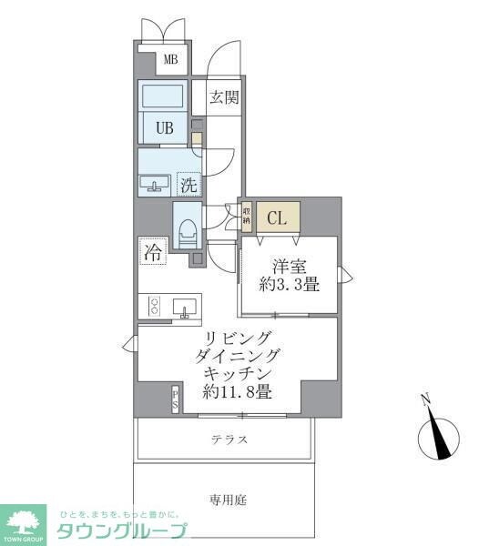 La Perla Yotsuyaの物件間取画像