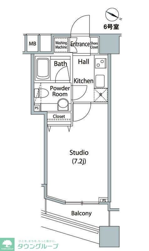 ファーストリアルタワー新宿の物件間取画像