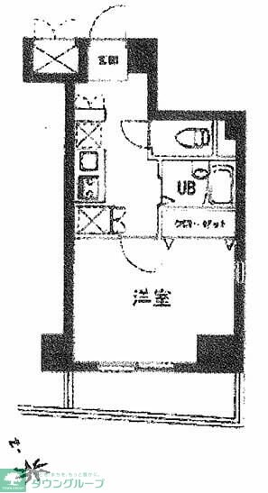 シンシア東中野の物件間取画像