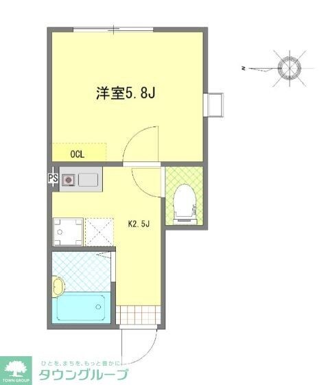 マウ東高円寺の物件間取画像