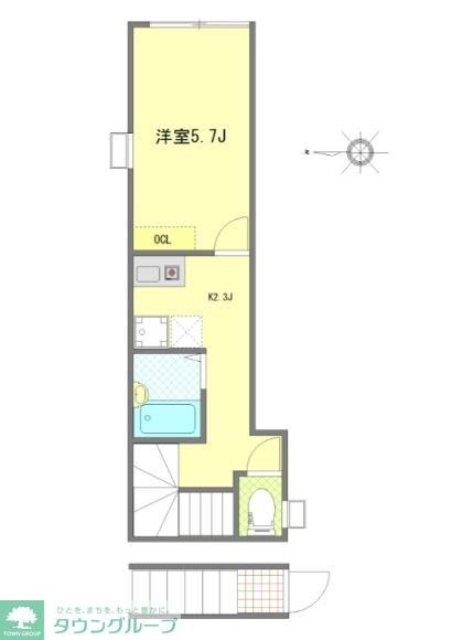 マウ東高円寺の物件間取画像