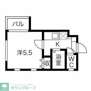 ニューキャッスル中野新橋の物件間取画像