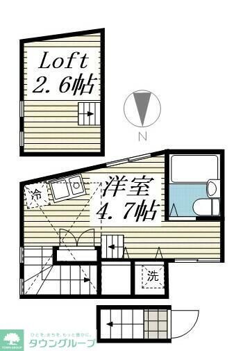 フルーレ高円寺の物件間取画像