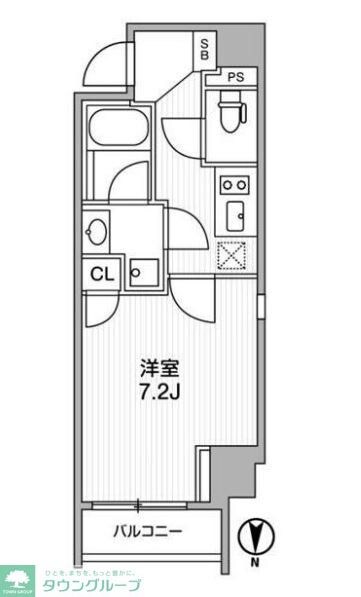 Lighthouse西新宿の物件間取画像