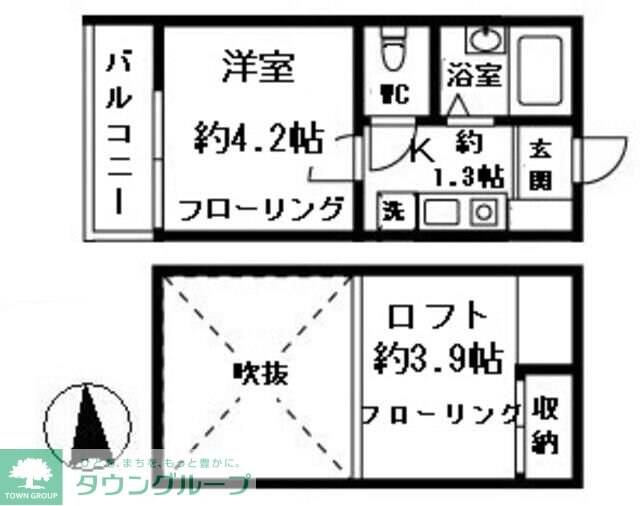 ジョンシェ高円寺の物件間取画像