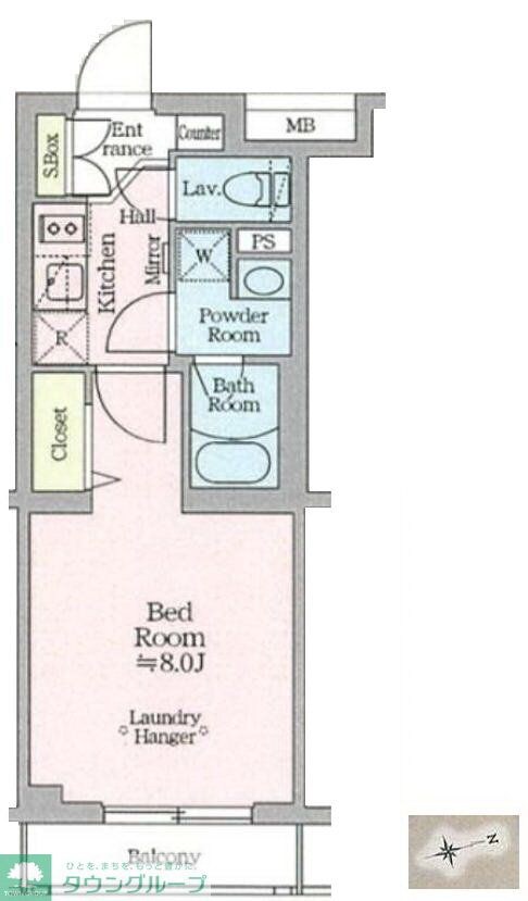 アイルプレミアム西新宿の物件間取画像