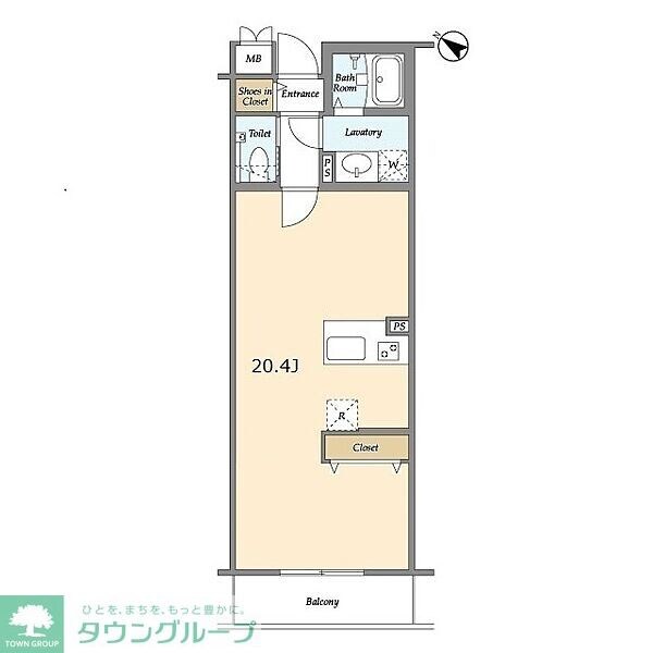 BLESS北新宿の物件間取画像