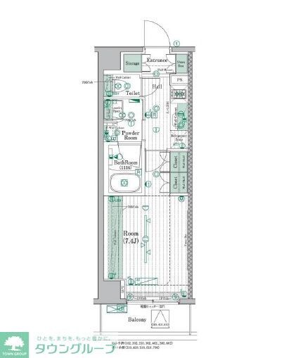 ブライズ高円寺の物件間取画像