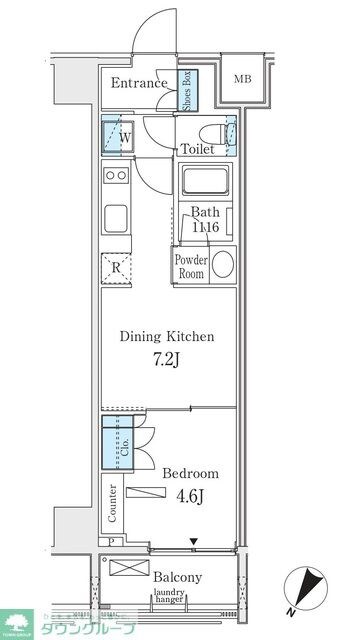 NL新中野レジデンスの物件間取画像