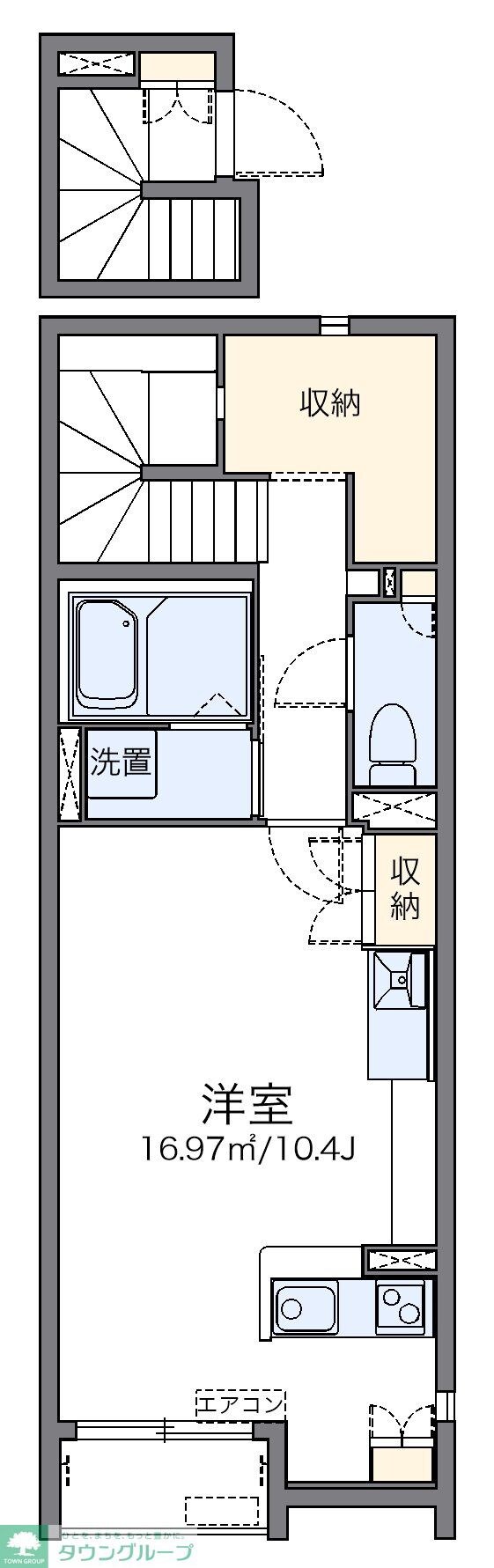 レオネクストカンフリエの物件間取画像