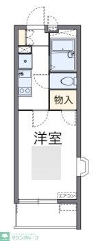 レオパレスエントピアの物件間取画像