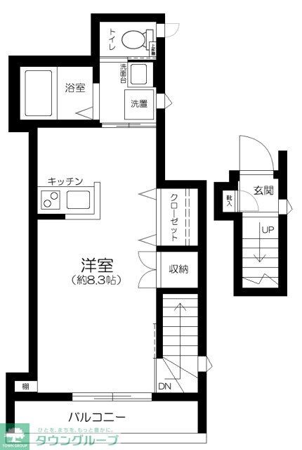 エトワール四谷の物件間取画像