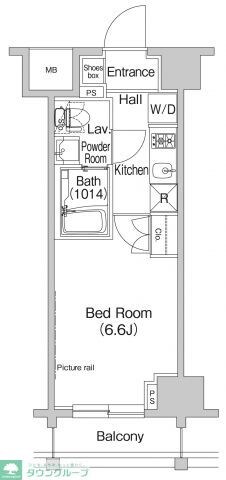 プラウドフラット富士見台の物件間取画像