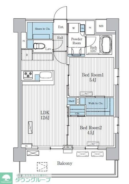 Terra蚕糸の森の物件間取画像