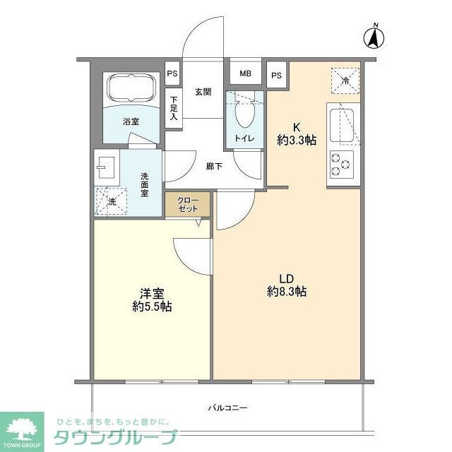 PREMIUM CUBE 中野新橋の物件間取画像