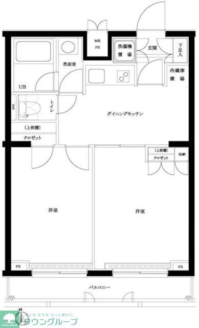 ルーブル中野坂上弐番館の物件間取画像