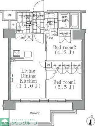 JPnoie下高井戸の物件間取画像