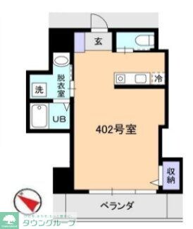 シャトレ中野新橋の物件間取画像
