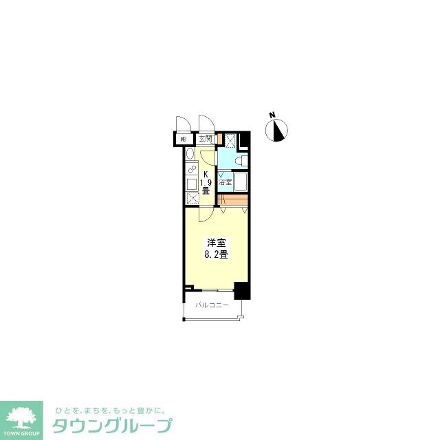 ガーラプレイス新宿御苑の物件間取画像