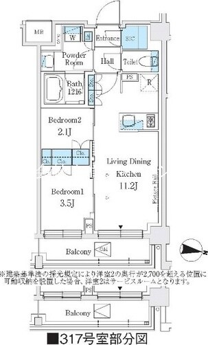 J.GRAN Court 品川西大井WESTの物件間取画像