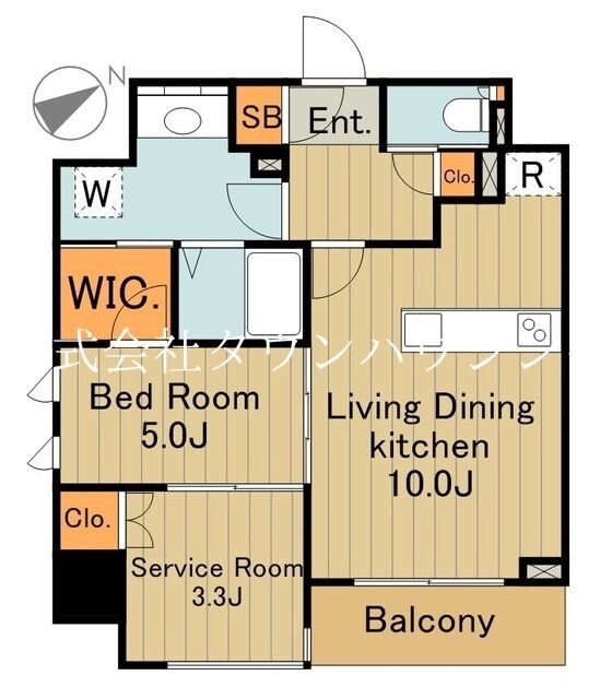 レジディア大森IIの物件間取画像