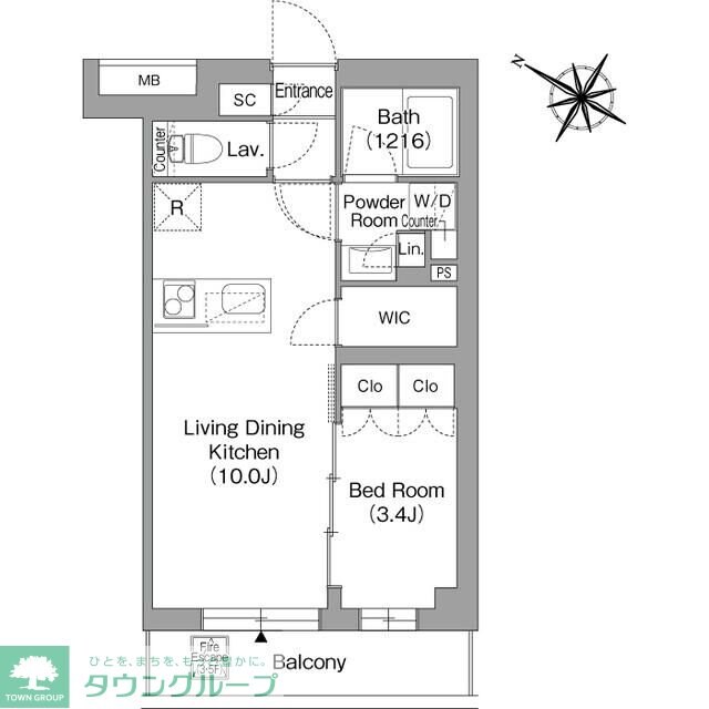 ORSUS戸越銀座の物件間取画像