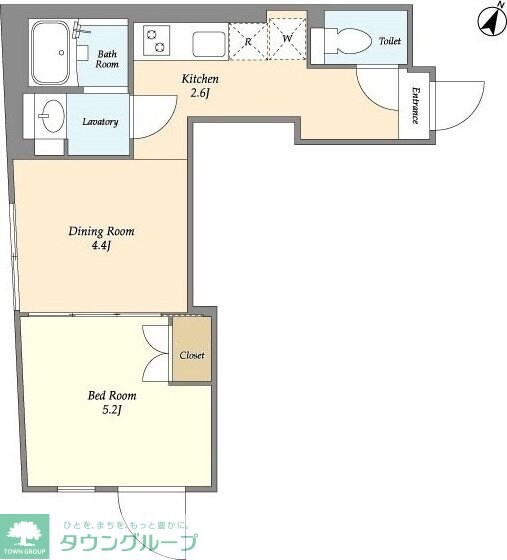 EXAM西小山の物件間取画像