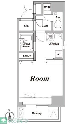 レジディア大井町の物件間取画像