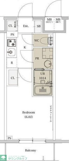 エスタート品川戸越IIの物件間取画像