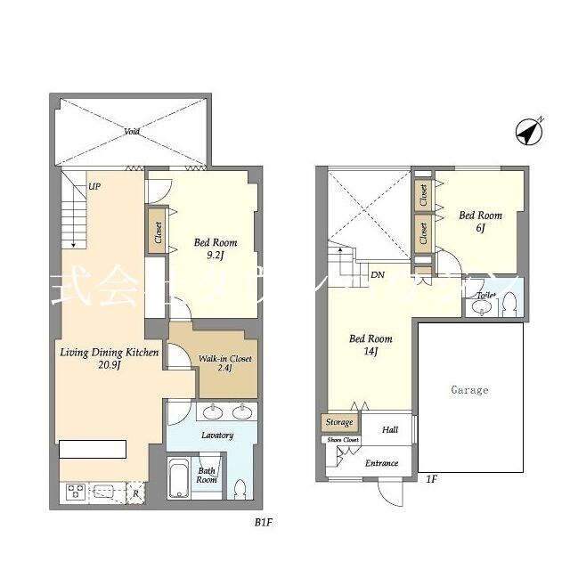 パークフラッツ祐天寺の物件間取画像