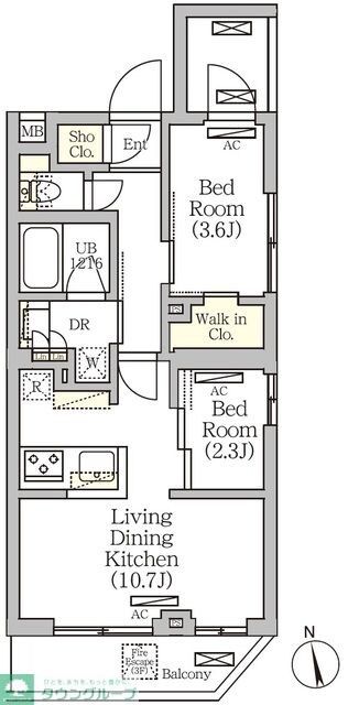 ARKMARK南品川の物件間取画像