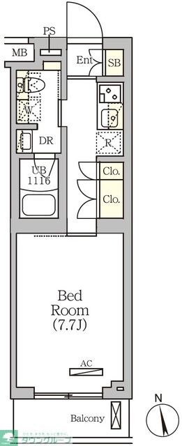 ARKMARK南品川の物件間取画像