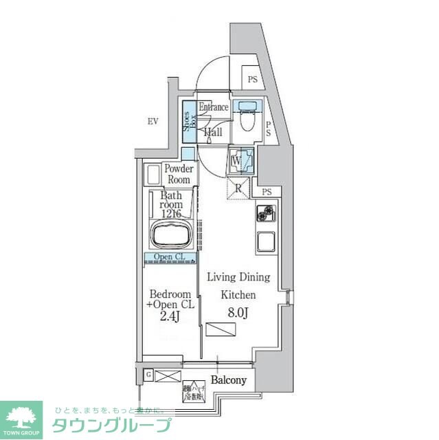 デュオフラッツ品川戸越の物件間取画像