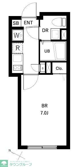 コンポジット品川戸越の物件間取画像