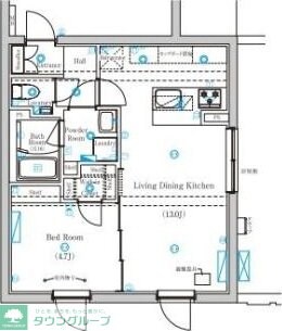 Mind Kojiyaの物件間取画像