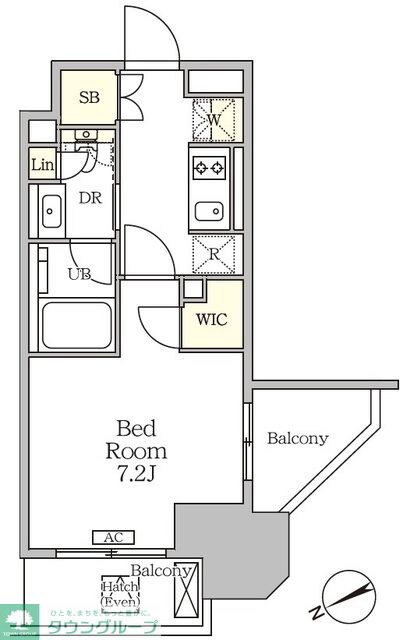ザ・パークハビオ大森山王の物件間取画像