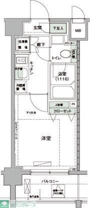 ハーモニーレジデンス羽田WESTの物件間取画像