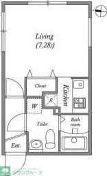MODULOR池上の物件間取画像