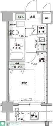 ハーモニーレジデンス羽田WESTの物件間取画像